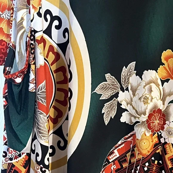 Floral Bohemian Abstract Design Dress - Picture 5 of 8